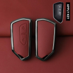 Metallnahast Autov&otilde;tme Kaanus VW Volkseagen Golf 8 MK8 ID.3 ID.4 Cupra Skoda Octavia A8 SEAT Leon MK4 Formentor Tarraco jaoks punane