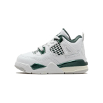 Air Jordan 4 Retro TD Oks&uuml;deeritud Roheline Beebi Tossud Valge Neutraalne Hall BQ7670-103 22 white