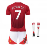 Laste spordir&otilde;ivad Varustus Manchester Ronaldo Jalgpallis&auml;rk Noorte/Laste T-s&auml;rk Hingav Kiiresti kuivav Treeningu Mat&scaron;i Vorm 110-120 CM