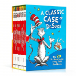 20 Raamatut Kogumik Karbis Komplekt Klassikaliste Juhtumite Raamatukogu Dr. Seuss Kass M&uuml;tsis Pehmekaaneline Ingliskeelne Pildiraamat 20 Books