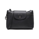 Longchamp Le Pliage 20 kl&otilde;pskinnituse ja lukuga nahast &otilde;la-crossbody kott Naiste kotid Must 10188987001 Basic Set (Bag+Dust Bag) gray