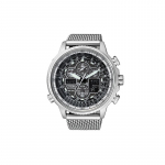 CITIZEN PROMASTER Seeria Kell PROMASTER SKY Seeria Eco-driven Raadiokell Kronograaf Valgusenergia Kvarts Meeste Kell Must Tuumik JY8030-83E must