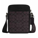 COACH Sullivan 10 Monogramm Nahast Crossbody &Otilde;lakott Mini Meeste P&auml;hkel pruun