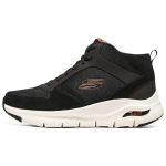 Skechers Arch Fit S&uuml;nteetilisest Nahast Mugavad Mitmek&uuml;lgsed P&otilde;rutust Neelavad K&otilde;rge S&auml;&auml;rega Vabaaja Jalan&otilde;ud Meeste tossud Must 232403-BLK 39.5