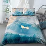 Vintage Geoloogiline kaart 1893 Tekikottide komplekt King Queen Double Full Twin Single suuruses Voodipesu komplekt 140x200cm