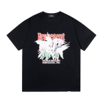 Suvine Meeste ja Naiste Represent Double Distilled Tuvi T-s&auml;rk Streetwear Vabaaja T-s&auml;rk S must