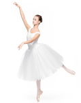 Romantiline pakk Giselle Tantsuseelik Ballett Valge M/L beige