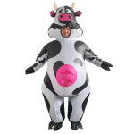 Naljakas lehma Halloweeni t&auml;ispuhutav kost&uuml;&uuml;m 150-190CM gray