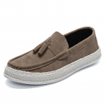 Moodsad Kerged Meeste Vabaajajalatsid Laiskad Kingad Mehelikud Hingavad Slip-on Suede Meeste S&otilde;idukingad Mugavad Loafers Moccasins 39 khaki