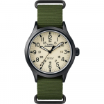 Timex meeste Expedition Scout 40 kell Roheline Must Kreemjas