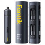 Fanttik NEX S1 Pro elektriline t&auml;psuskeeraja komplekt koos 16 magnetilise hoiuruumiga, 3 p&ouml;&ouml;rdemomendi, 2000 mAh laetava LED-iga koduks ja otsikutega, disain, pop-up