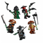 5tk Nin Jago Keelatud Viis Minifiguuri Telliskivi Komplekt M&auml;nguasi Kuju Laste Kingitus