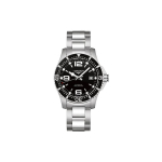Longines Concas Sukeldumisseria automaatne mehaaniline liikumine kuup&auml;evan&auml;iduga kell 41 mm must sihver roostevabast terasest korpus Meeste kellad H&otilde;bedane L3.742.4.56.6 Regular Watch Box,Black Dial gray