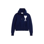 Amiparis Ss23 Logoga Tikitud Pusa Kapuutsiga Meeste kapuutsikad Sinine UKS802KN0018-493 S blue