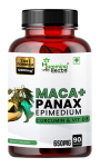 Humming Herbs Maca Panax žen&scaron;enniga Toidulisandid 7200mg | Maca juure ekstrakti pulber | Suurendab vastupidavust ja ehitab lihaseid - 90 kapslit