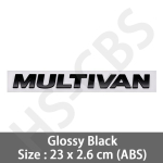 1tk ABS MULTIVAN T&auml;hed Auto Poritiiva Embleem Kleebis Multivan Embleem Logo Auto Kujundustarvikud white