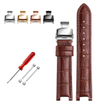 K&otilde;rgekvaliteediline LEHMANAHKNE k&auml;ekella rihm GC Watches Bandile 22*13mm 20*11mm Sissel&otilde;ikega kellarihm Ehtne nahk Sinine k&auml;ekella rihm 22-13 black bcukle brown