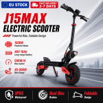 J15MAX Elektriline t&otilde;ukeratas 1600W Mootor 48V 18AH Liitiumaku Kokkupandav E-t&otilde;ukeratas 10-tolline Maastikurehv T&auml;iskasvanute K&otilde;ikmaastiku E-t&otilde;ukeratas J15MAX-1600W48V18AH-1-TT