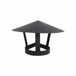 Kaminasiiber, 304 roostevaba teras, tuulekindel, veekindel 125mm 125mm gray