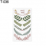 Trigram Animal ajutine v&otilde;ltsitud t&auml;toveeringuga kleebis Moodne kehakunst eemaldatav kleebis