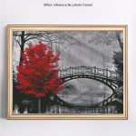 Teemantmaaling &uuml;mmargused kivid Scenic Diamond Mosaic Sale Scenery Pilt 20X30