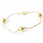 Les Tr&eacute;sors De Lily [F6695] - Bracelet Plaqu&eacute; Or 'Chor&eacute;graphie' kuld