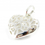 Les Tr&eacute;sors De Lily [G1601] - Pendentif Argent 'Love Chor&eacute;graphie' h&otilde;be