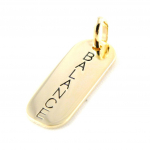 Altesse [H2669] - Pendentif plaqu&eacute; or 'Balance' kuld