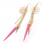 Les Tr&eacute;sors De Lily [J8198] &ndash; roosast kullast disainerk&otilde;rvar&otilde;ngad 'Rosa Romantica' Heleroosa