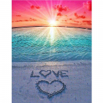 T&auml;ielik 5D isetehtud teemantmaaling armastuse teemanttikandid t&auml;ispistes ristpistes kodukaunistus k&auml;sitsi valmistatud kingitus 20x30cm