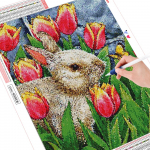 5D DIY Teemantmaal Uus Saabunud J&auml;nes Kodukaunistus Mosaiik Loom 20X30CM