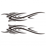 Autod Autoosad 2 Kerekleebised K&uuml;lgmised Auto stiilikleebised Kaunistused S&otilde;iduki Leegi Autotriibud punane