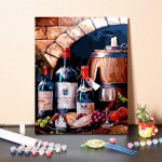 DIY v&auml;rvid numbrite j&auml;rgi &otilde;limaali komplekt L&otilde;uend DIY &otilde;limaal numbrite j&auml;rgi Seinakunsti kaunistused kodukinki kunstiks ja hobideks 40x50cm no frame