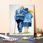 DIY v&auml;rvid numbrite j&auml;rgi &otilde;limaali komplekt L&otilde;uend DIY &otilde;limaal numbrite j&auml;rgi Seinakunsti kaunistused kodukinki kunstiks ja hobideks 40x50cm no frame