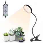 USB Plant Grow Light 312 LED P&auml;ikesevalgus t&auml;isspektriga reguleeritav lauaklambriga kasvulamp toataimedele 5 h&auml;mardatava tasemega 4812H taimer 1 head