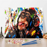 DIY maalimine numbrite j&auml;rgi L&otilde;uend numbrid Maalimine numbrid &Otilde;limaal Digitaalne &otilde;limaal Kodukaunistus 40x50cm no frame