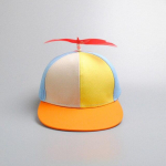 Suvised naised Mehed Helikopter Propeller Pesapallim&uuml;tsid V&auml;rvilised lapilised p&auml;ikesem&uuml;tsid Lastele Reguleeritav Snapback isam&uuml;ts 56-61cm