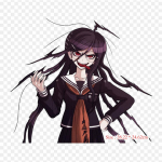 Danganronpa Genocider Syo Toko Fukawa Danganronpa 2 Goodbye De Print kleebis riietel Tee ise termokleebised T-s&auml;rkidele.