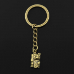 Moodne 30 mm v&otilde;tmehoidja metallist v&otilde;tmehoidja v&otilde;tmehoidja ehted antiikne pronks h&otilde;bedase v&auml;rviga kaetud Lucky Cat 23x11 mm ripats h&otilde;be