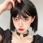 Bybrana l&uuml;hike tukkidega parukas naistele s&uuml;nteetiline parukas