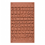 K&auml;sitsi valmistatud kiri &scaron;okolaadit&uuml;kkidest k&uuml;psisevorm k&ouml;&ouml;k k&uuml;psetamine s&ouml;&ouml;dav silikoonist kommi koogivorm