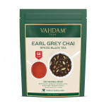 Earl Grey Masala must tee (100 g), Earl Grey Chai v&uuml;rtsidega must tee, VAHDAM
