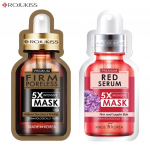 Rojukiss Akne/Pinduv/Punane seerum/Gluta/HYA/Omega/Perfect/Repair/Valge/Tsingi poorideta 5X intensiivmask 25 ml - Tai nahahooldus Firm 1 & Red Sun 1