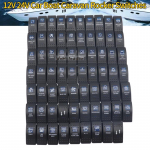 1 tk 12V 24V autopaadi haagissuvila klahvl&uuml;litid Veekindel klappl&uuml;liti, topeltsinine LED-tuliriba klahv-tagatulede l&uuml;liti ROOF LIGHTS