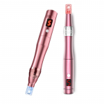 Roosa asendusn&otilde;ela kasseti kruvi mikron&otilde;ela t&auml;toveerimismasin h&otilde;bedane mikron&otilde;ela derma veerev nano roosa kuldne v&auml;rv