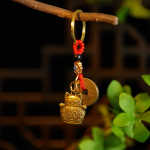 1 tk Lucky Cat Five Emperors m&uuml;ndi messingist v&otilde;tmehoidja ripats Armsad loomast k&auml;sitsi valmistatud ehted