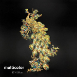 Phoenix Tikandid Riidest plaastrimantel Dekoratiivsed aksessuaarid Paabulind Selg Kleepplaastrid Seeliku dekoratiivsed kleebised