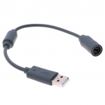 Adapteri pikendusliini dongle USB-lahutav juhe 24 cm asendusadapteri kaabel Xbox 360 m&auml;ngukontrolleri jaoks