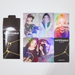 LE SSERAFIM ANTIFRAGILE Weverse Ettetellimine Benefit Fotokaardid KOMPLEKT Must gray