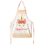 Les Tr&eacute;sors De Lily [A0252] &ndash; laste puuvillane k&ouml;&ouml;gip&otilde;ll 'Licorne My Unicorn' roosa valge (P&auml;ris &uuml;kssarvik) - 61x45 cm Heleroosa